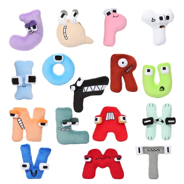 Alphabet Lore Plush Toys English Letter Figurines Decoration Crafts Animal  Plus Doll Toys Gift for Kids Educational (A-Z) - AliExpress