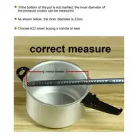 Anneau torique en silicone pour banc d'autocuiseur, accessoire de remplacement en aluminium, universel, A18 cm, 20 cm, 22 cm, 24 cm, 26 cm, 28 cm, 30 cm, 32cm 6