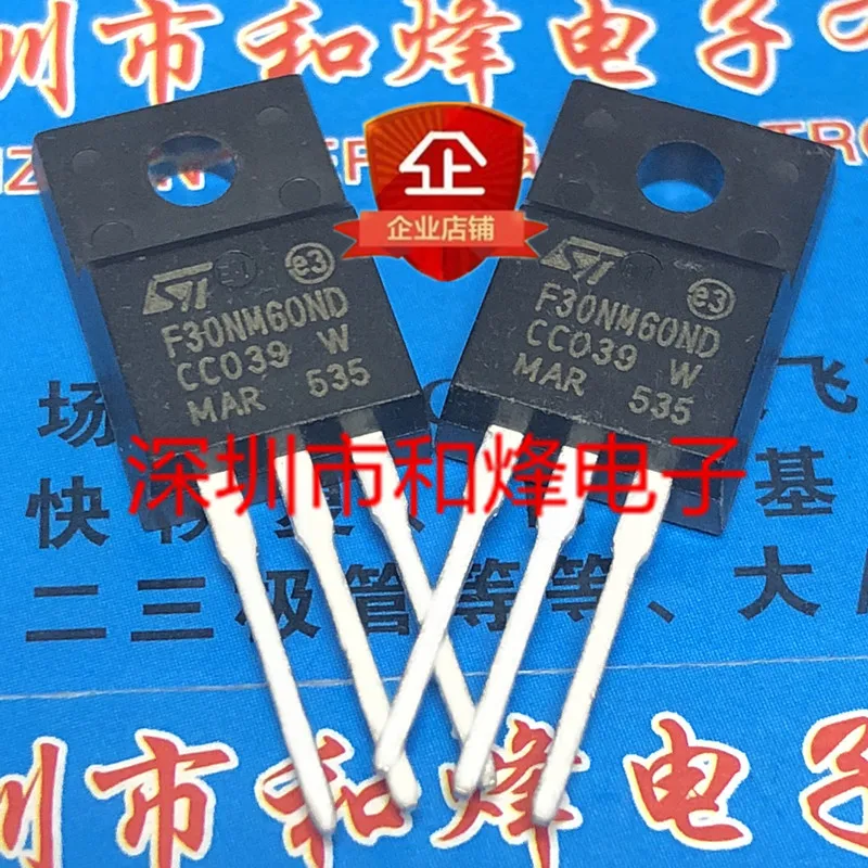 

5 шт. STF30NM60ND F30NM60ND TO-220F 600V 25A