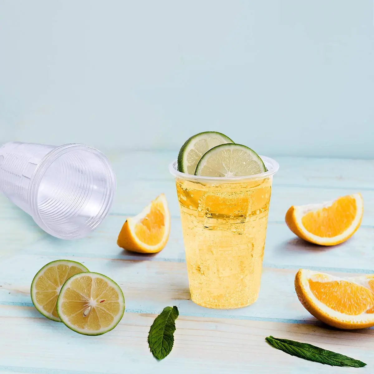 New Disposable clear plastic cup outdoor picnic Birthday Kitchen Party Tableware Tasting 200ml. 25/50/100 pcs plastic cups