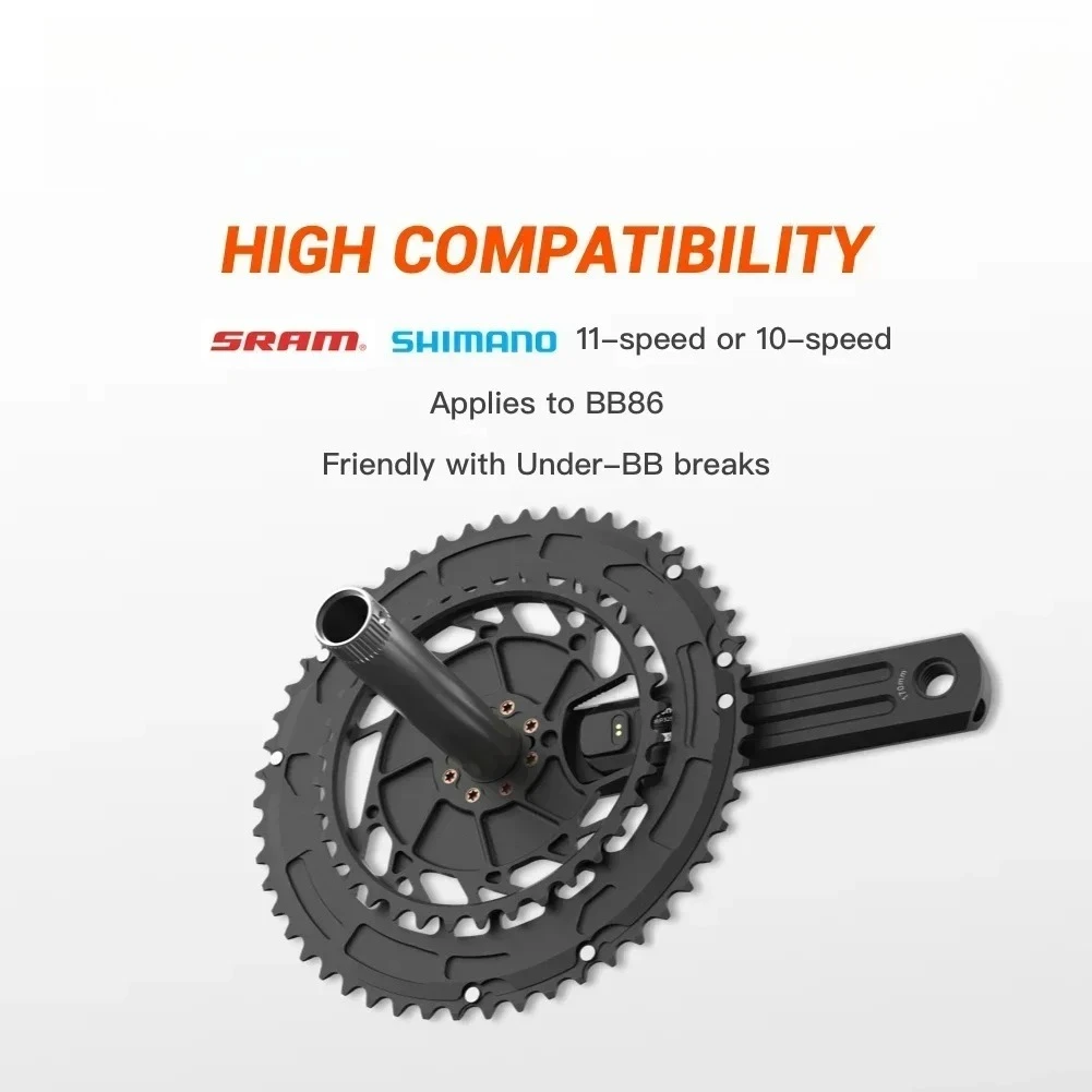 Magene P325 CS Bike Power Meter Crankset Dual-Side Pedal Balance