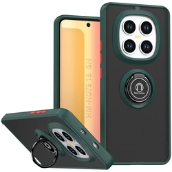 Custodia Matte Shockproof con Supporto Magnetico e Anello Porta Telefono