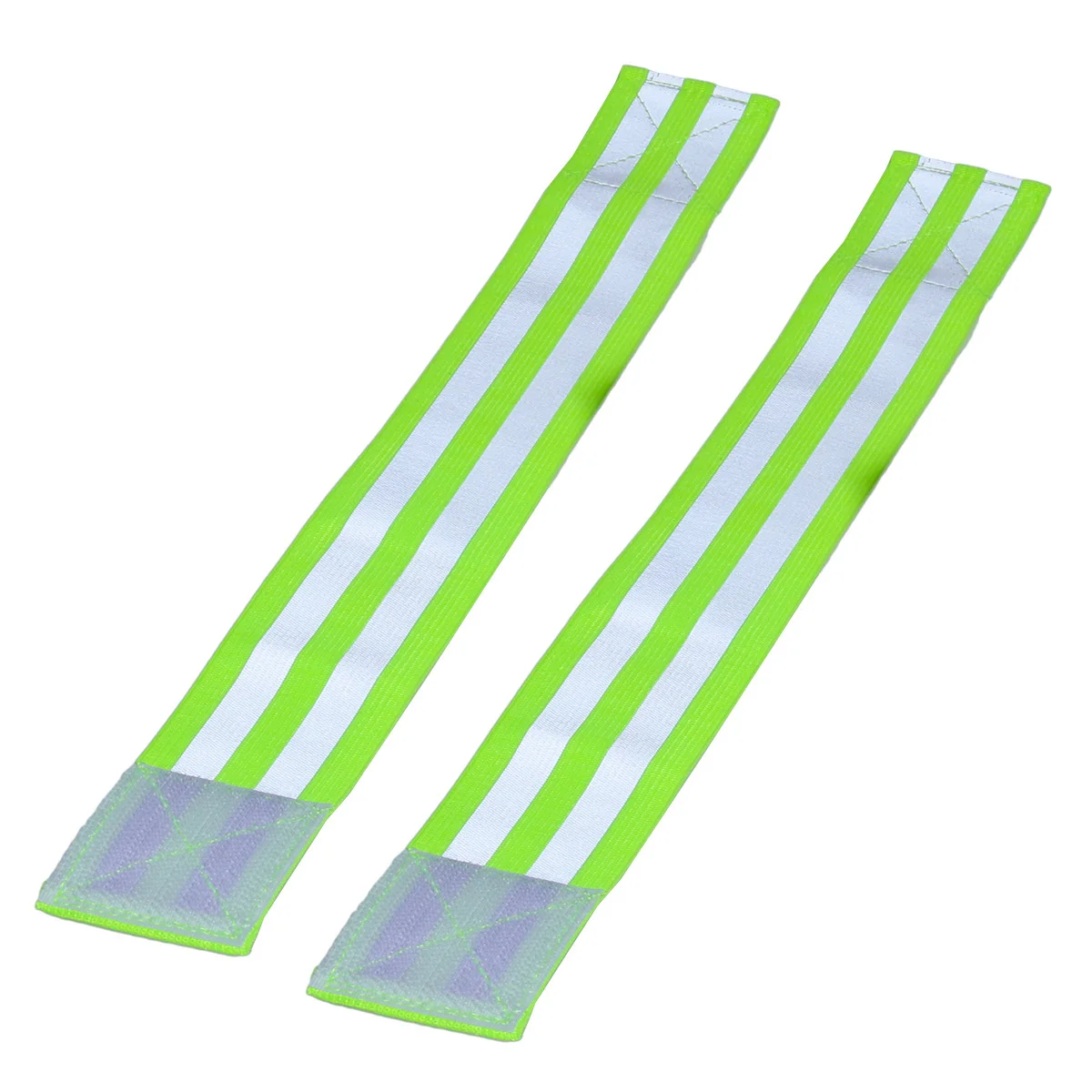 

Reflective Band High Visibility Safety Gear Adjustable Safety Strap for Cycling Walking Running Outdoor Sports ( 2PCS, Green )