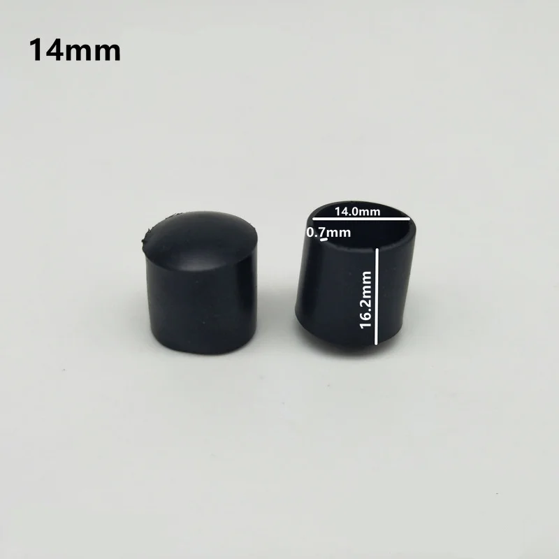 Rubber Chair/Furniture Leg Tips - 16-Pack Floor Protectors