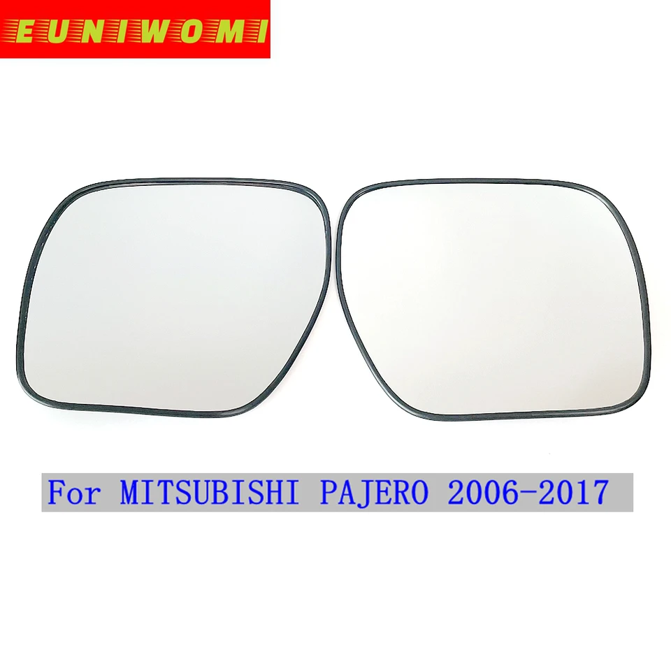 Cristal De Espejo Izquierdo Calefactable Para Mitsubishi Pajero 2006-2021 – Reemplazo Directo Channel Autoparts