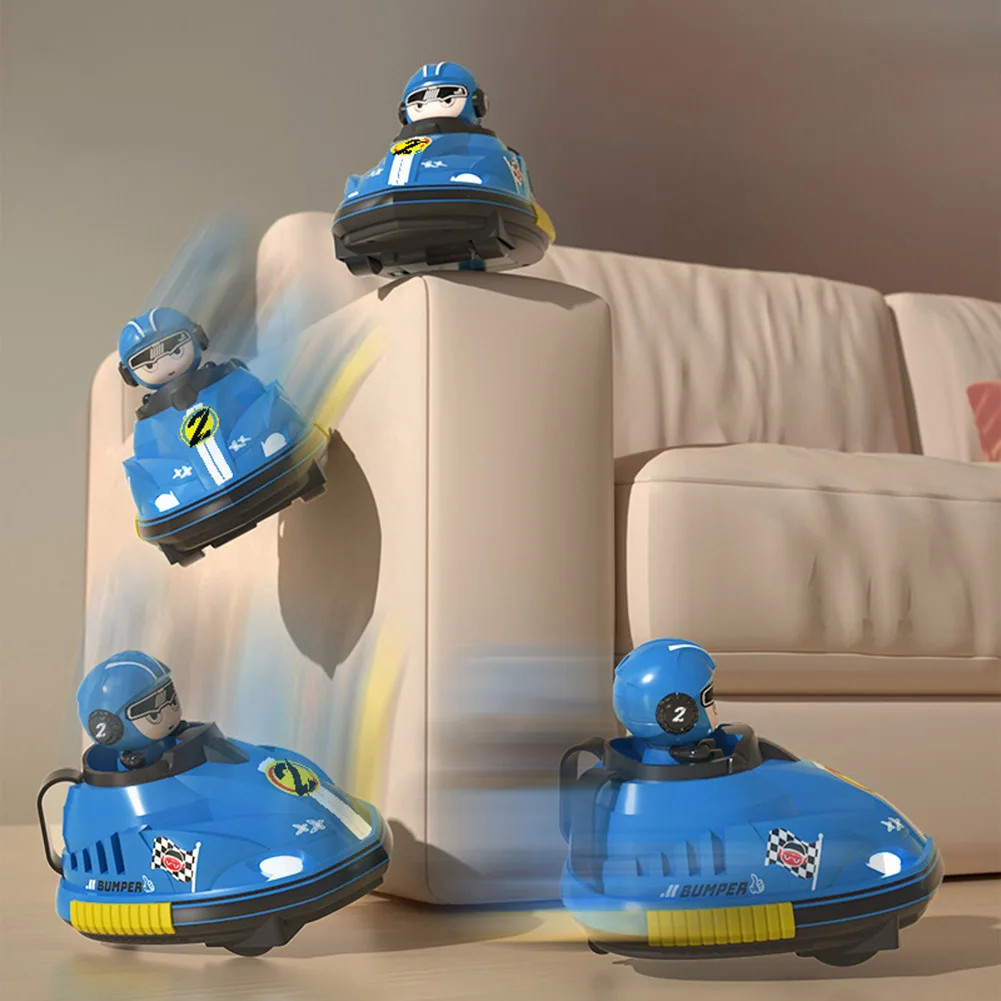 RC Ejecting Bumper Car Toy 2 Players RC Cartoon Car Toys Battle Race Vehicles Toddlers Toys Birthday Gifts for Boys Girls