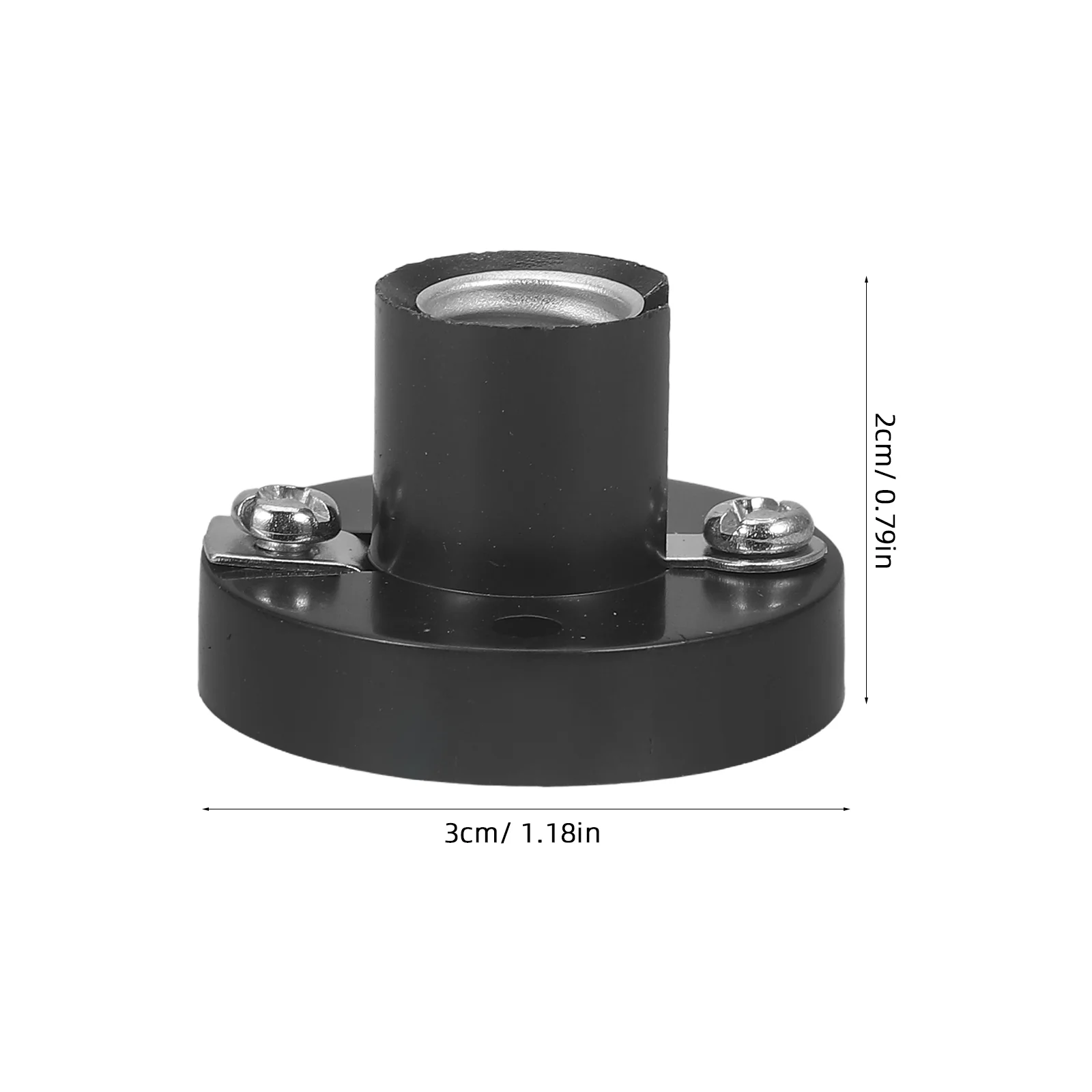 10 Pcs Experiment Equipment Screw Bulb Socket E10 Lamp Holder Base Small Bulbs Lamps Replacement Light Plastic lamp holder lamp bulb holder