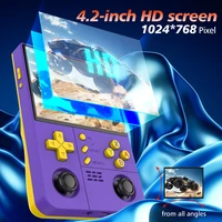 Console de jeu portable rétro BOYHOM R40XXPROMAX avec ARKOS2.0, écran HD IPS de 4,2 pouces, 4500 mAh, Wi-Fi - Le meilleur cadeau pour les amateurs de jeux classiques 3