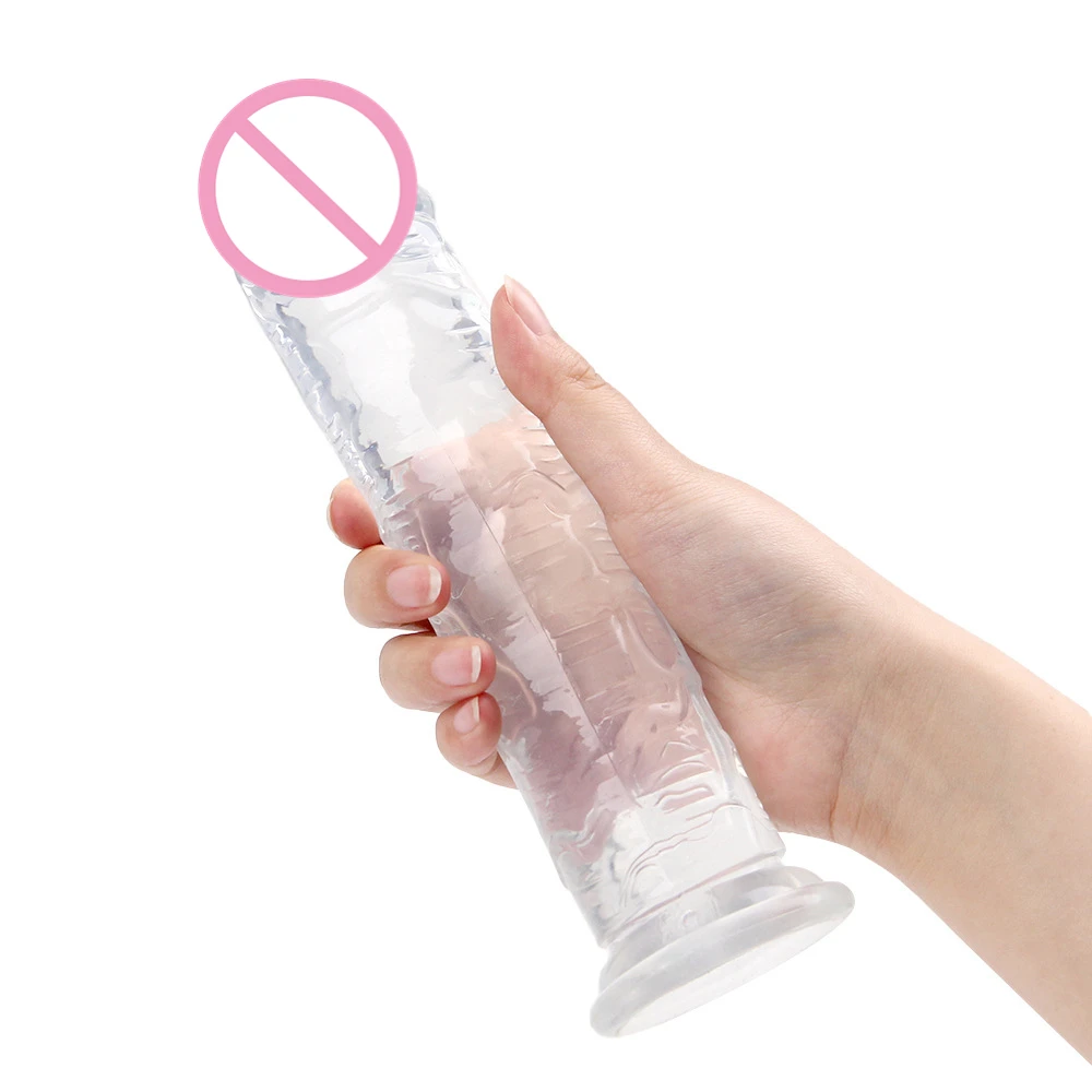 Dildo Adult Toys Erotic Soft Jelly Strong Suction Cup Anal Butt Plug Realistic Penis G-spot Orgasm Sex Toys For Woman Men