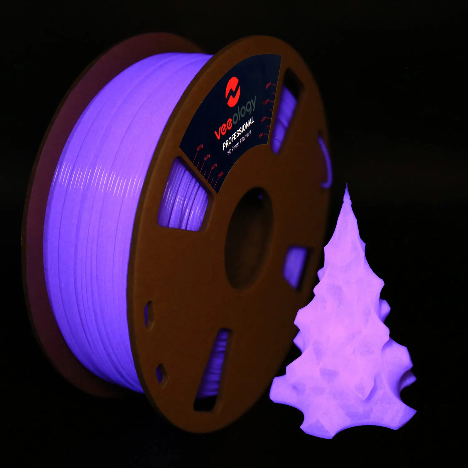 Bobine Filament Pla phosphorescent, 1.75 Mm, impression 3D en vert, 1Kg,  10M, 100G, matériaux, rouge, bleu ciel, violet - AliExpress