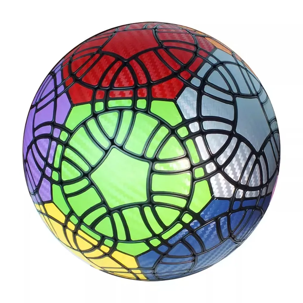 Limited Edition Magic Ball Soccer F2 Cube Black Sticker Shaped Children's Adult Puzzle Toy Spherical 32-axis Collection Cube