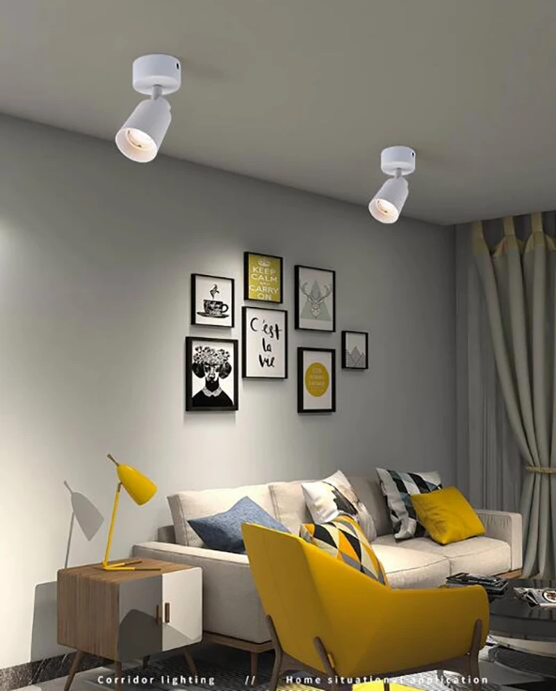 Led Mini Spot Light Wall Lamp 5W 7W 10W COB Surface Mounted Small Spotlights S83be17c292b14300a37a98e4578f8d15F