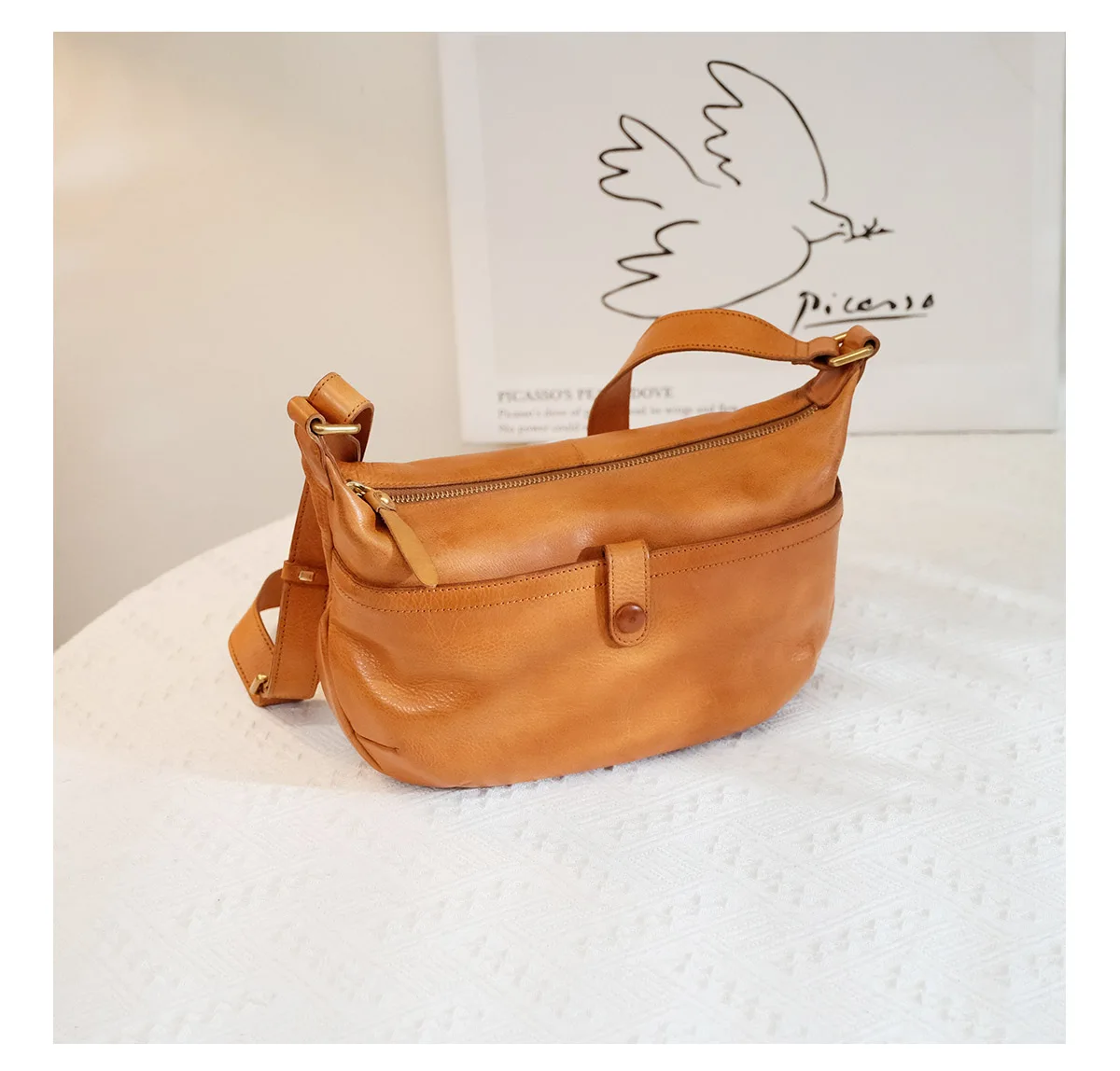 PNDME Lässige Designer-Umhängetasche aus pflanzlich gegerbtem Rindsleder für Damen, Alltags- und Party-Umhängetasche aus echtem Leder, Damen-Unterarmtasche – Detail 11