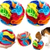 Interactive Dog Toys Snuffle Ball for Dogs Encourage Natural Foraging Skills, Snuffle Ball Dog Puzzle Toys Treat Ball for Large 1