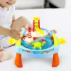 Water Circulating Fishing Game Board Play Set Water Table Toys Kids Fishing Toys for Outside Outdoor Backyard Children Age 1-3 5