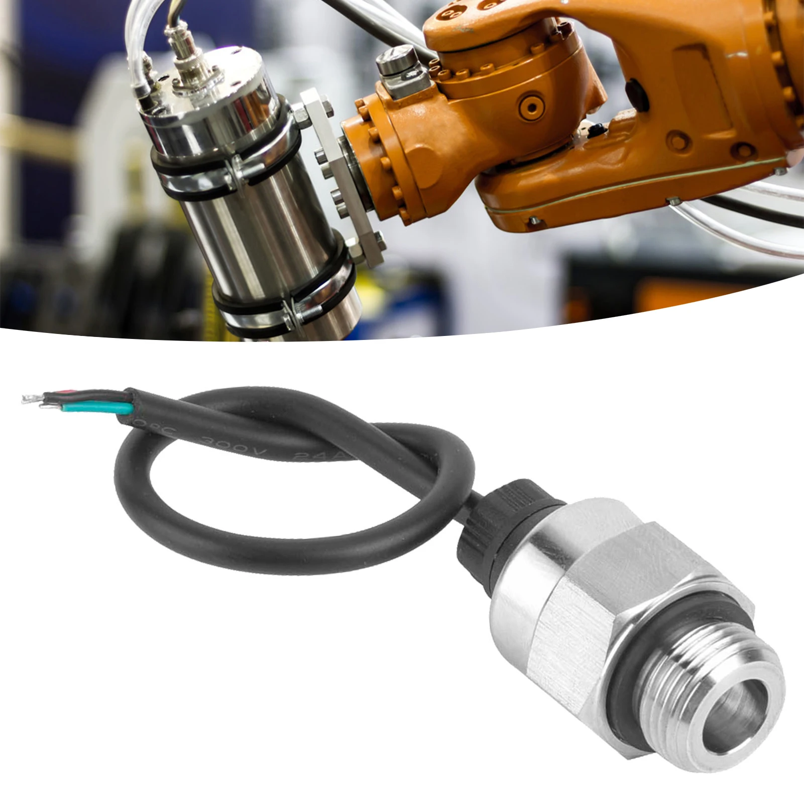 G3/8 Screw Connection IP65 Analog Signal High Accuracy Water Pressure Sensor (0-10BAR)