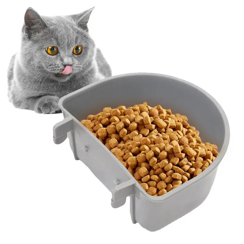 Pet Cage Food Bowl Hangable Waterproof Dirt-Resistant Dog Bowl Cage Hanger Per Kennel Bowls Cat And Dog Kennel Water Bowl