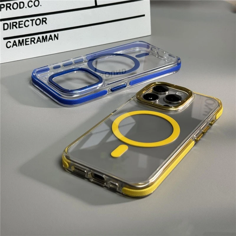 DUEDUE Coque magnétique compatible avec iPhone 17, coque
