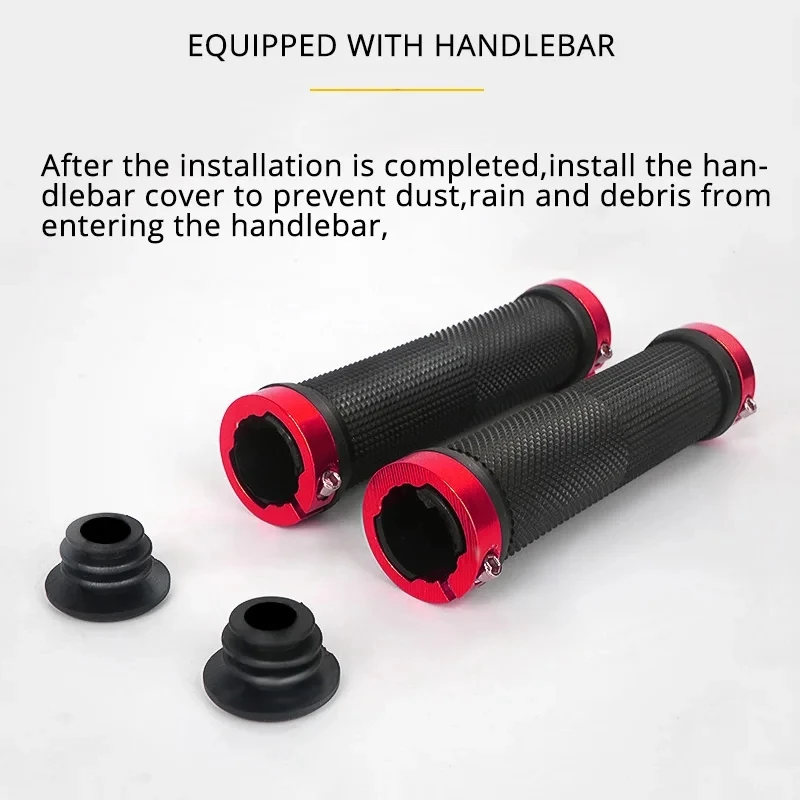 Ergonomic Anti-Slip Bicycle Handlebar Grips for Mountain and BMX Bikes