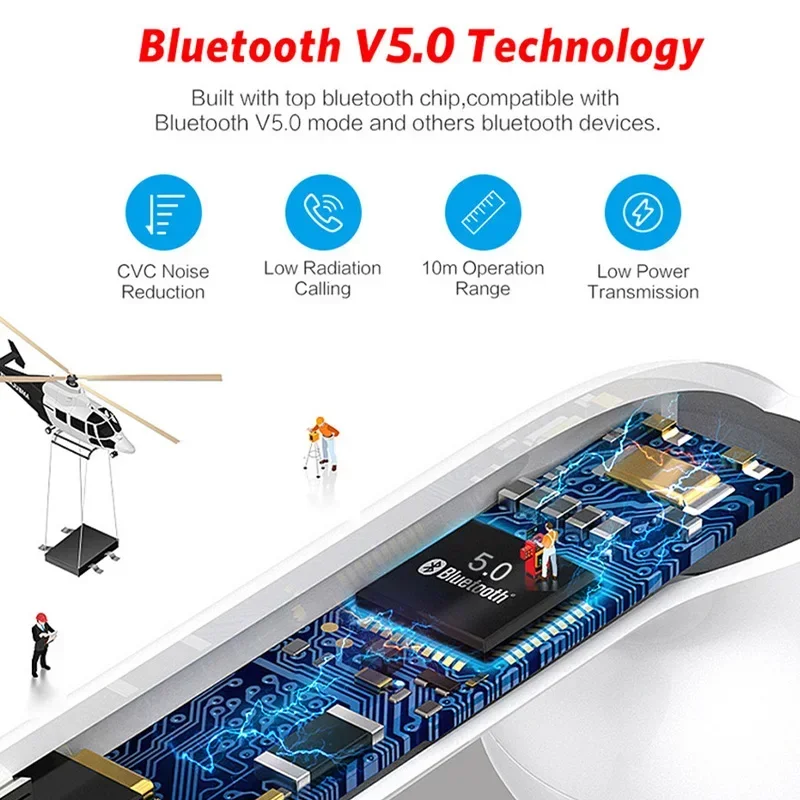Disney's New TWS i12 Wireless Headphones Bluetooth Stitch 5.0 Headphones Matte Macaron Headphones with Microphone Handsfree 5