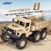JJRC Q68 Q69 1/18 2.4G 4CH 4WD 130 Brushed Motor Yellow Green RC Vehicle Off-Road Military Truck Car RTR Model Kid Toys for Boys 2