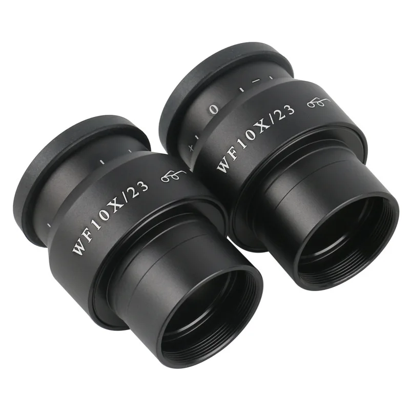 WF10X-23mm Wide Field Eyepiece For Binocular Trinocular Stereo Microscope 30MM Installation Interface 1PCS microscope eyepiece