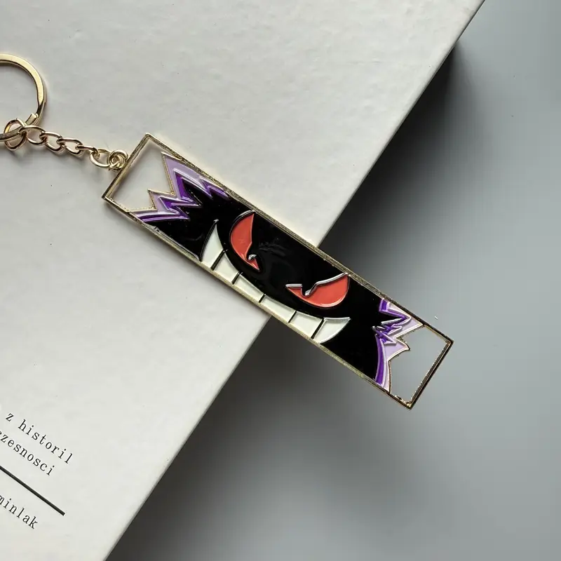 Anime Metal Hollow Out Keychains Bookmark Cute Jet Manga Fashion Bag Key Tag Jewelry Accessory Key Ring Holder Gift Anime - Image 35