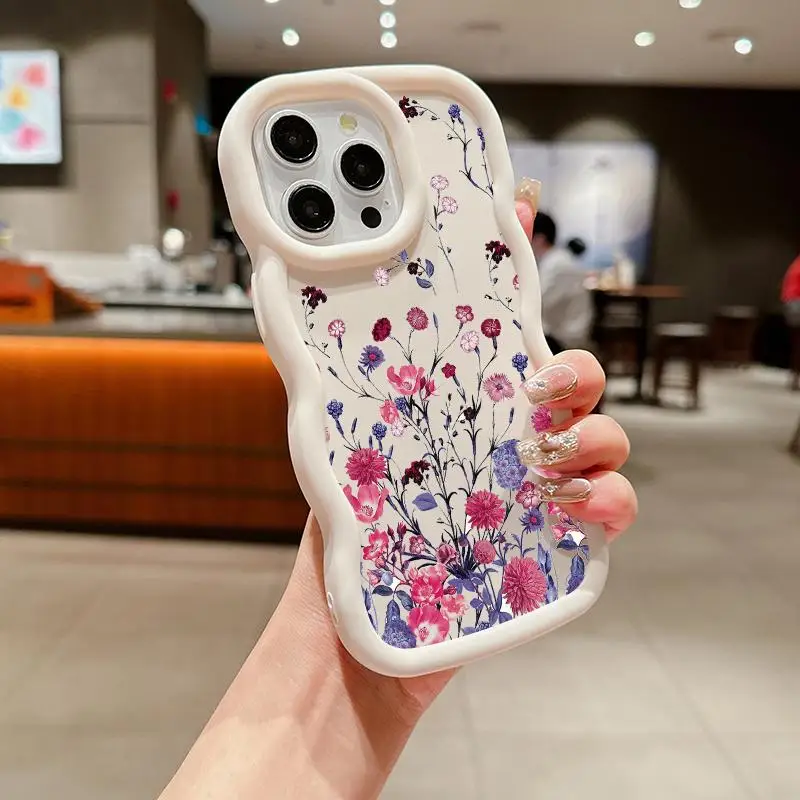 Daisy Flowers Candy Color Soft Phone Case Cover