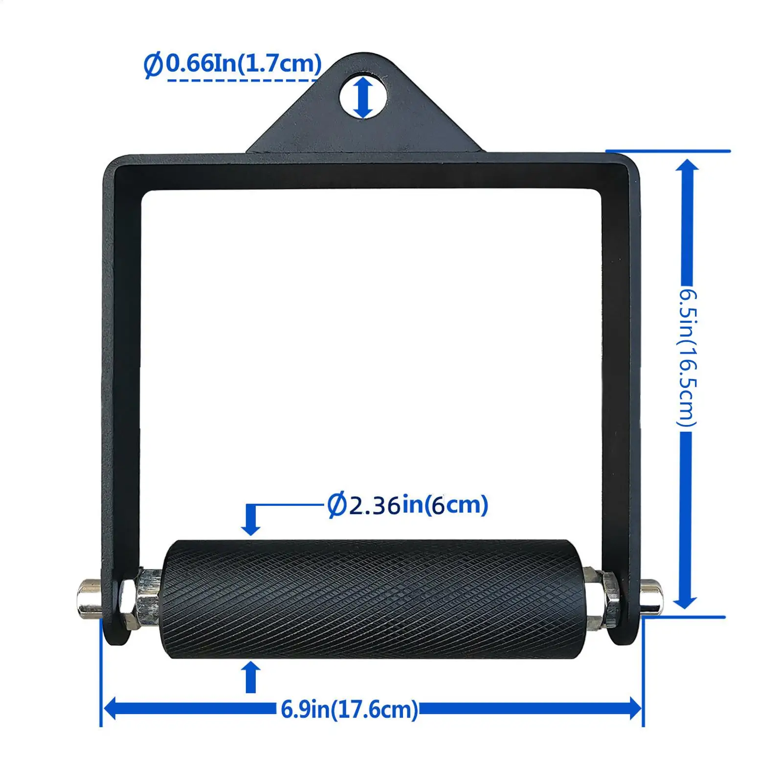 Gym Attachments For Cable Machine D Row Pull Down Handle Attachment Strength Trainer Gear Heavy Duty Ergonomic Workout Tool For