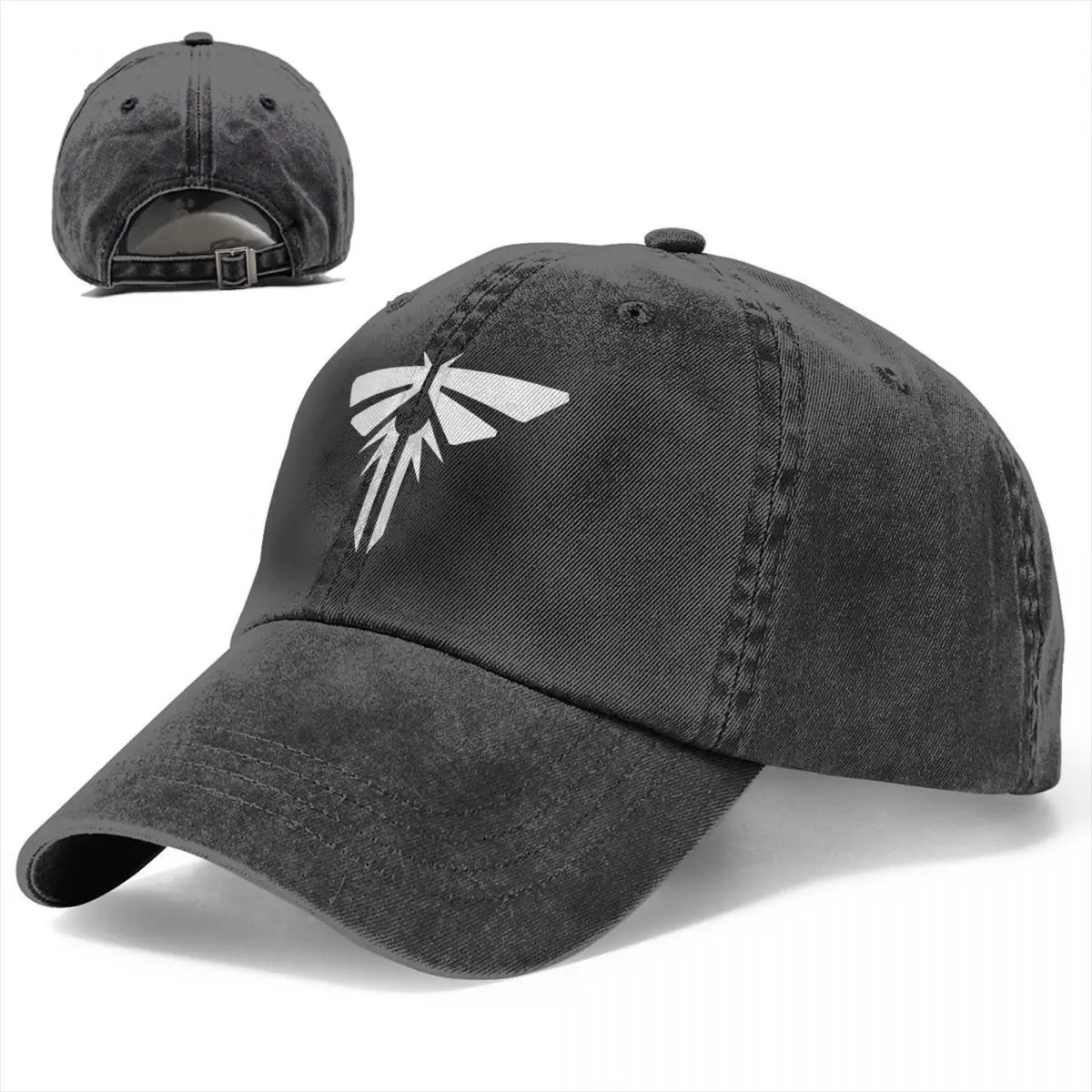 

Firefly Symbol Denim Baseball Cap The Last Of Us Men Print Trucker Hat Spring Stylish Running Casual Baseball Caps