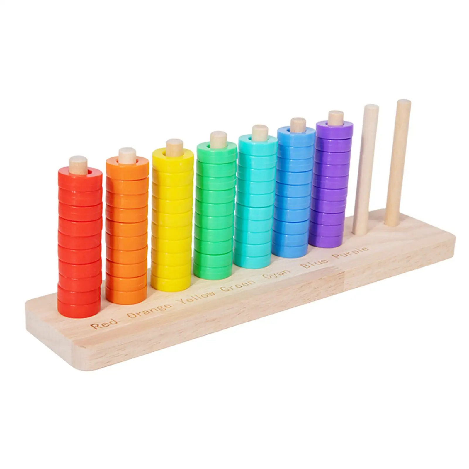 Wooden Color Sorting Stacking Toys Educational for 1 2 3 Year Old Kids Gift Wooden Color Sorting Stacking Toys Educational for 1 2 3 Year Old Kids Gift