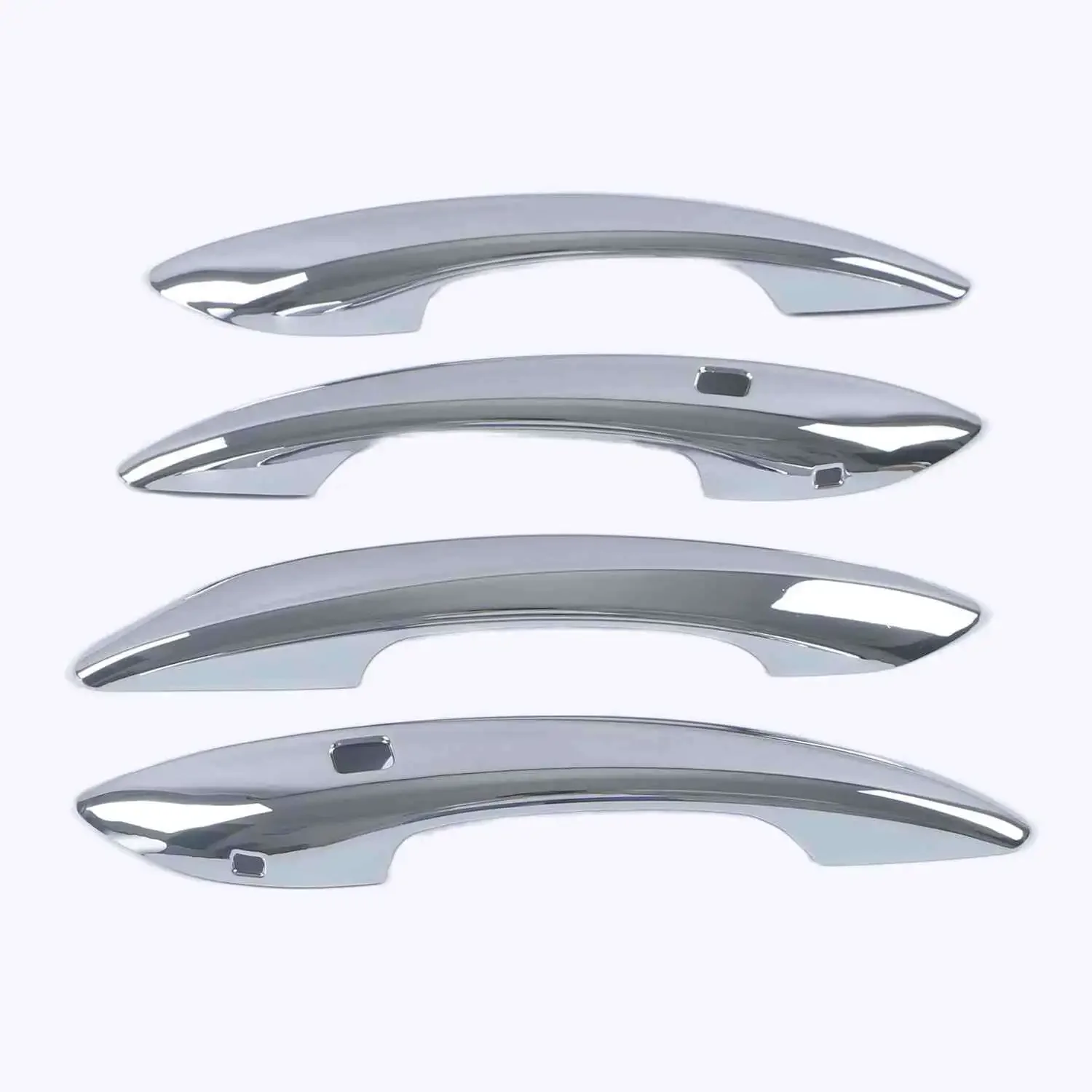 For Hyundai Sonata 2020 2021 2022 2023 Carbon Fiber Chrome Car Door Handle Cover Trim Sticker Styling Accessories