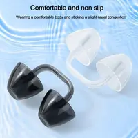 Soft Silicone Swimming Nose Clip Safety Gear Reusable Waterproof Nose Plug Prevent Choking Multicolor Swim Nose Protector 2