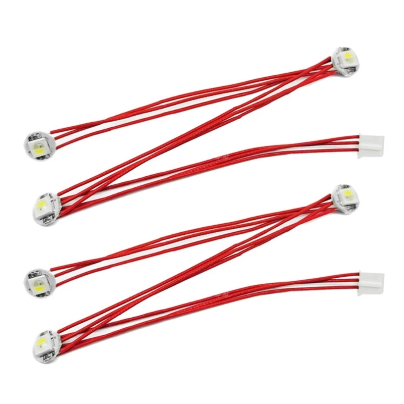 

Fully Assembled Led Kit for Voron 2.4 Stealthburner with 3 RGBW Mini Button PCB Leds Connected by PTFE Wires Drop Shipping