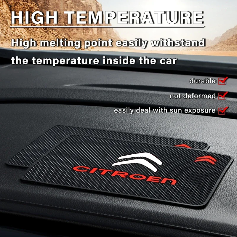 Premium Car Dashboard Anti-Slip Silicone Phone Pad - Auto Accessory
