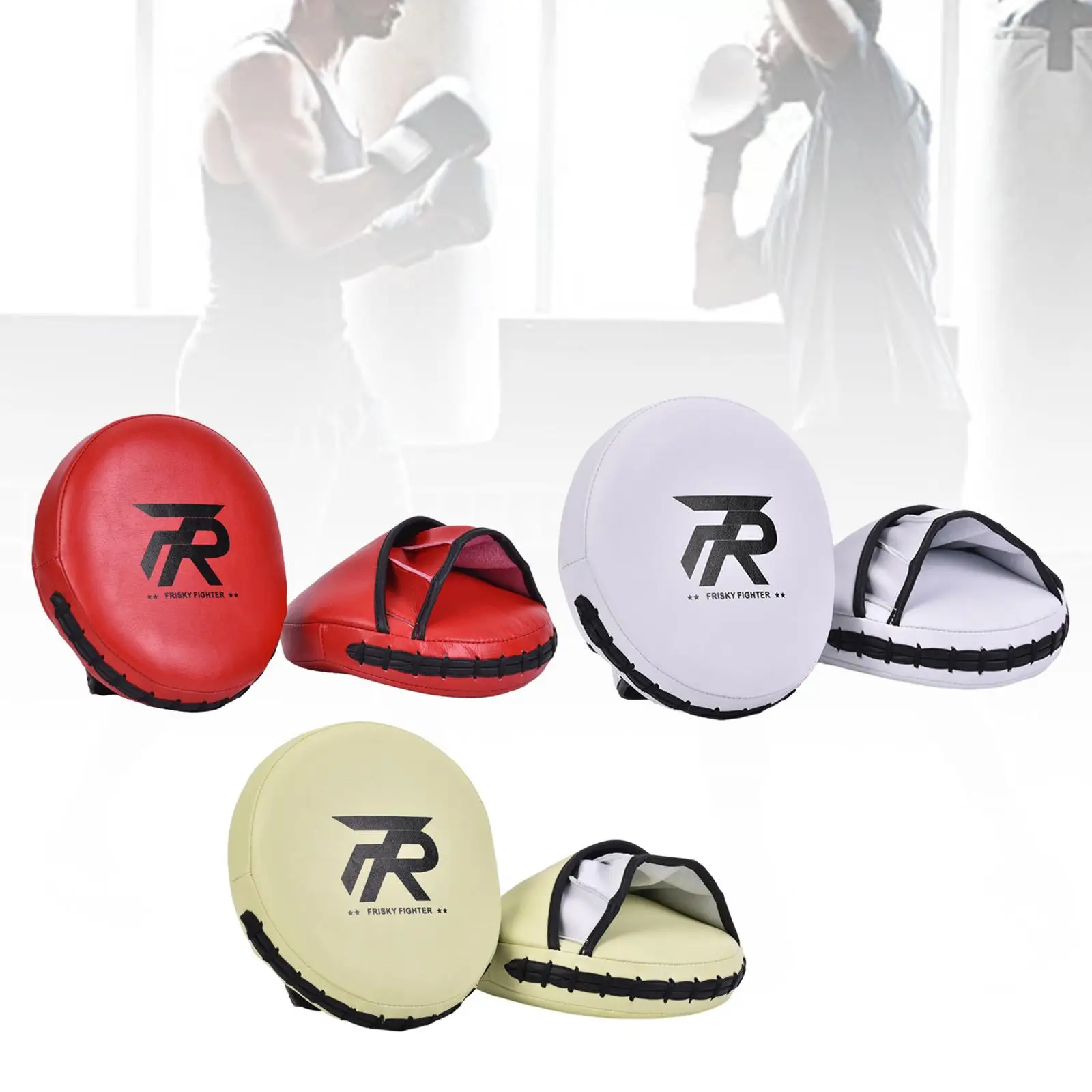 Curved Punching Mitts Focus Pad Hand Targets for Taekwondo Kickboxing MMA