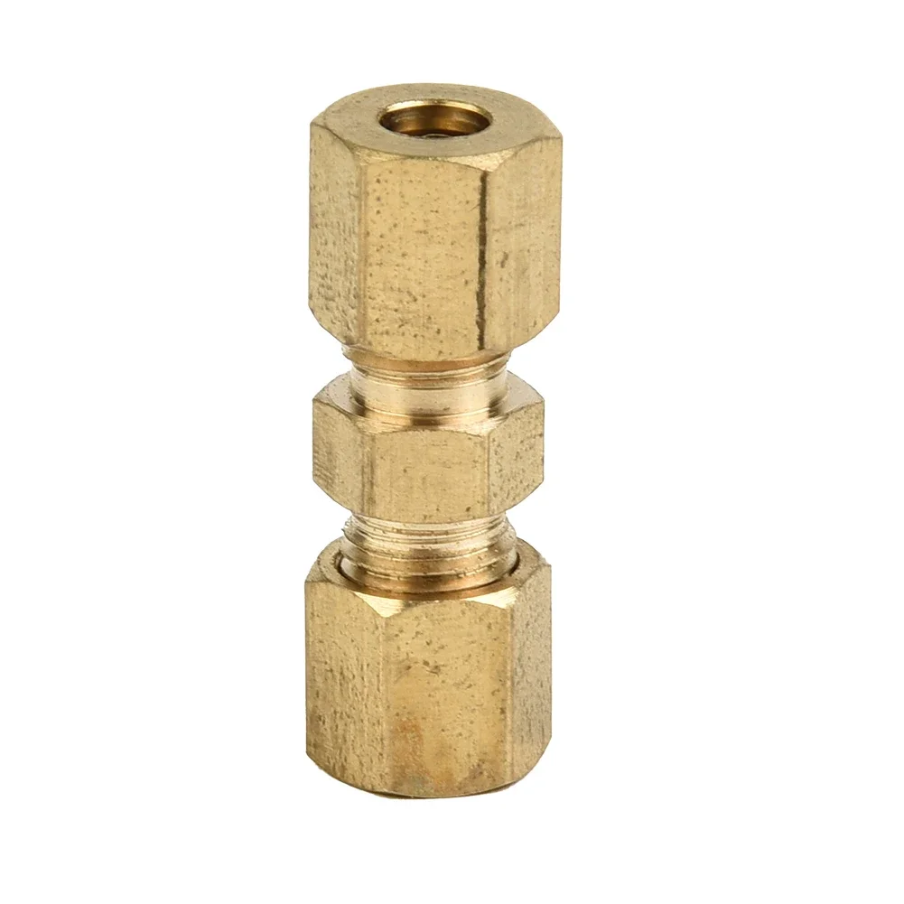 

10Pcs Universal Brake Line Connector High-quality Double Cutting Ring For Brake Line Without Flaring 4.75mm 3/16inch