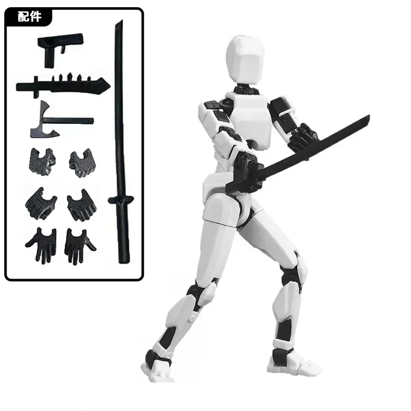 3D Printed Shapeshift Robot Action Figure - Lucky 13 DIY Mannequin Toy