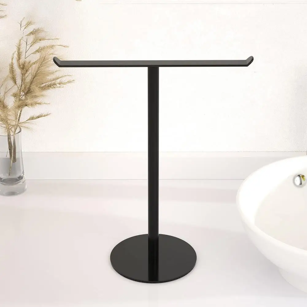 Countertop Towel Holder Modern Bathroom Towel Holder with Heavy Base for Countertop Organization Easy Installation for Hand
