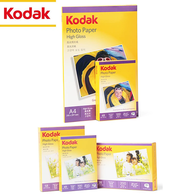 Kodak Photo Paper 4R 180gsm 100s