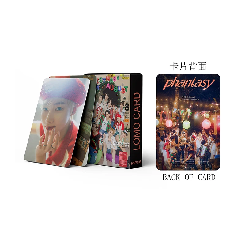 Kpop THE BOYZ Lomo Cards PHANTASY Photocard The 6th Album THRILL-ING 54pcs/set K-pop fan gift lomo cards,album cards
