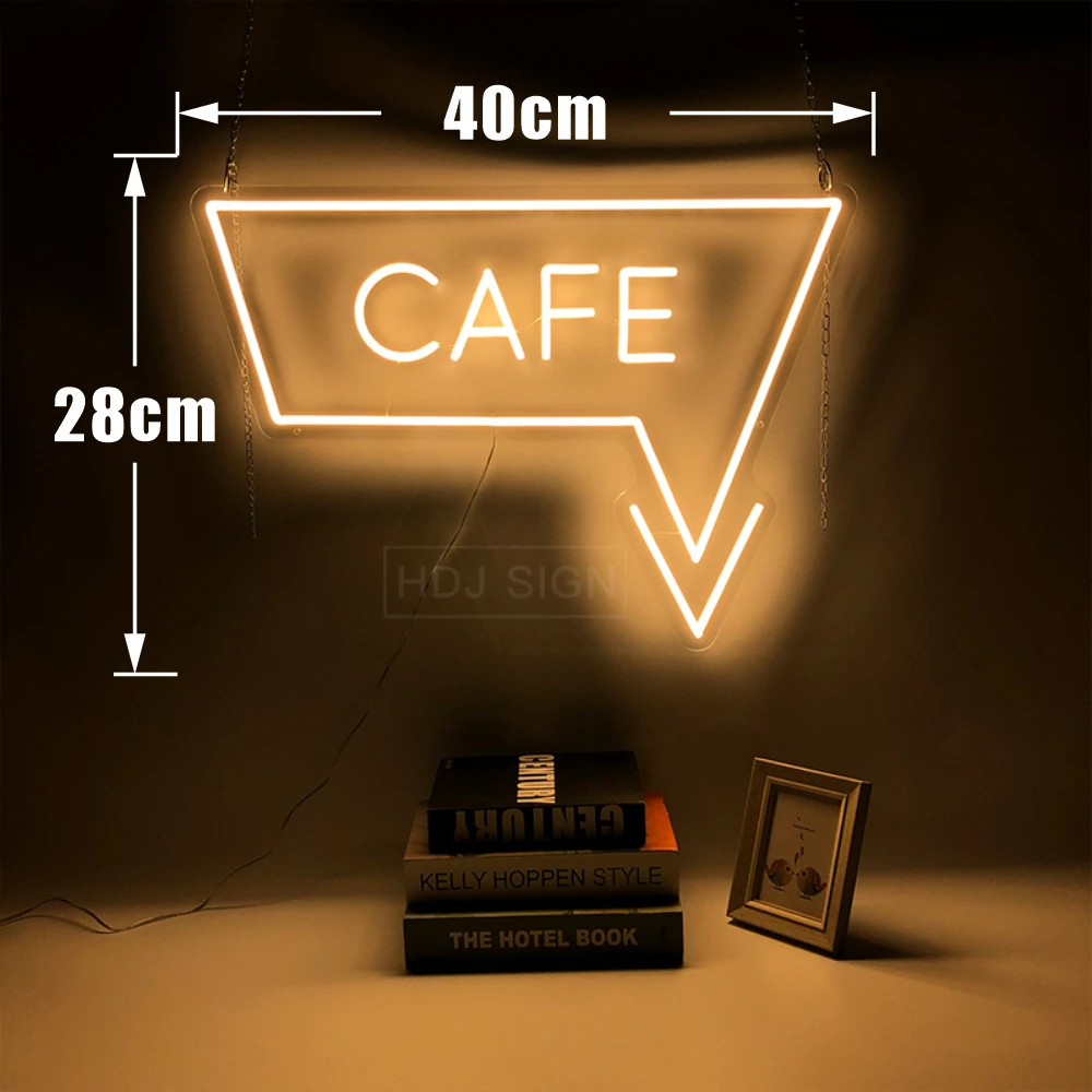 ネオンサイン LED コーヒーの刻印入りネオンライト。コーヒーショップ、レストラン、コーヒー愛好家のためのあらゆるスペースに適してい