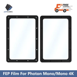 2 pieces/lot ANYCUBIC 3D Printer Parts 173*115.4mm thickness 0.15mm FEP Film For Photon Mono/Photon Mono 4K impresora 3d