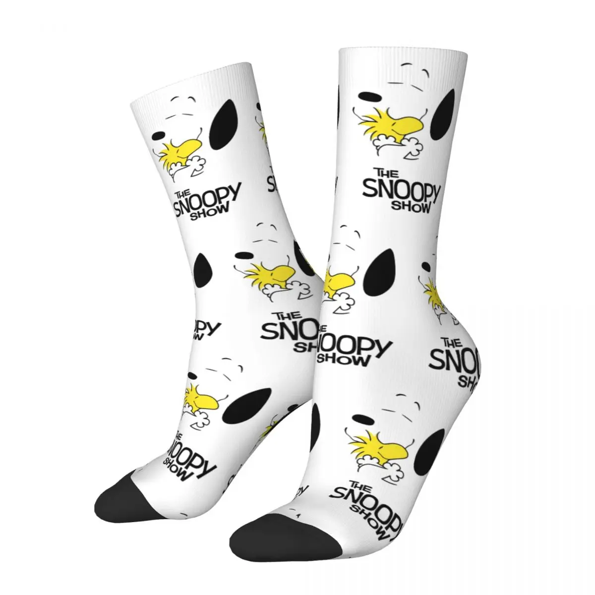 Cute Women Men The Snoopy Show Cartoon Peanuts Anime Theme Socks Woodstock Accessori Calzini Da Skateboard Soft Best Gifts
