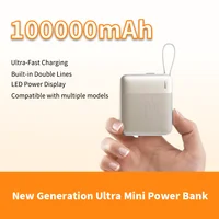 OLOEY 66W Portable PowerBank Built-in USB-C Cable 50000/100000mAh PD 20W Fast Charging Power Bank for IPhone 17 16 15 14 Samsung - Image 2