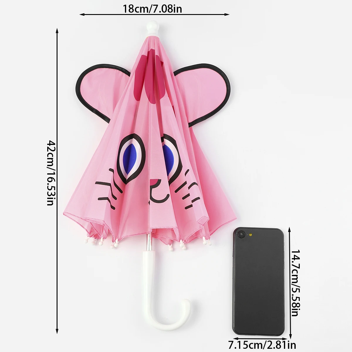 1pc-cute three-dimensional cartoon small umbrella