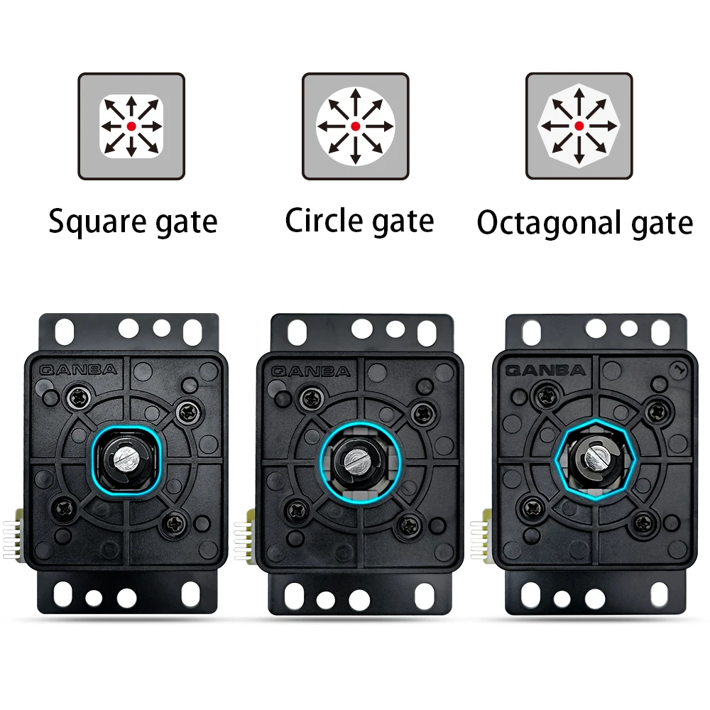 Qanba Gravity Mechanical Arcade Joystick Shafts Silent Lever JOV8S JCV8 Joystick Arcade Accessories Quick DIY Parts
