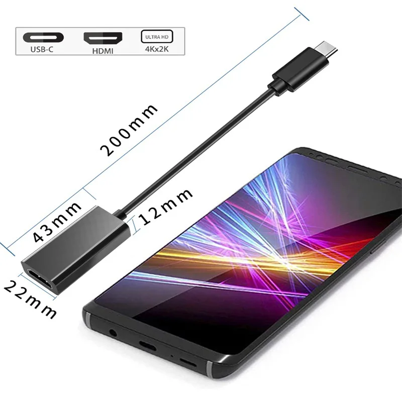 CŸ to HDMI ȣȯ  , 4K ̺, USB 3.1, HDTV , ƺ, Ｚ