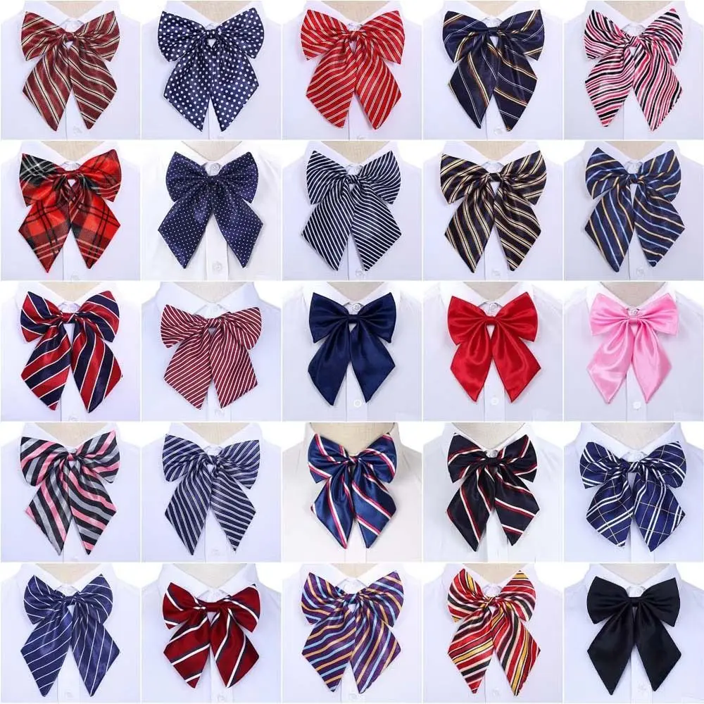 Bow Tie JK Stripe Bowknot Neck Ties School Student Uniform Shirt Accessory