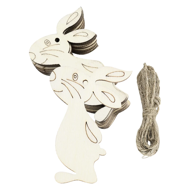 JOYIN Decorazione Pasquale In Legno A LED - Coniglietti E Pulcini 3D Con Luci - Centrotavola Luminoso Per La Casa E La Tavola Primaverile